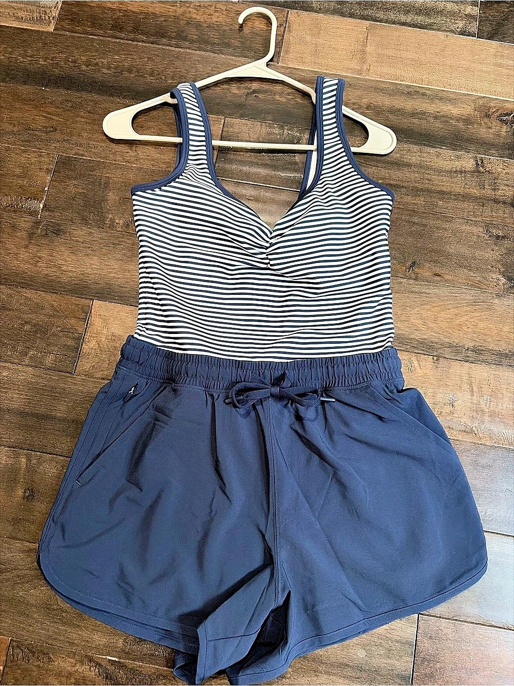 Y.P.B. By A&F Striped Romper  Size M